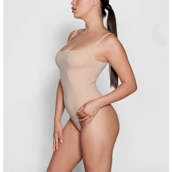 Skims Fits Everybody Square Neck Sleeveless Bodysuit Plus Size 4X - Picture 2 of 6